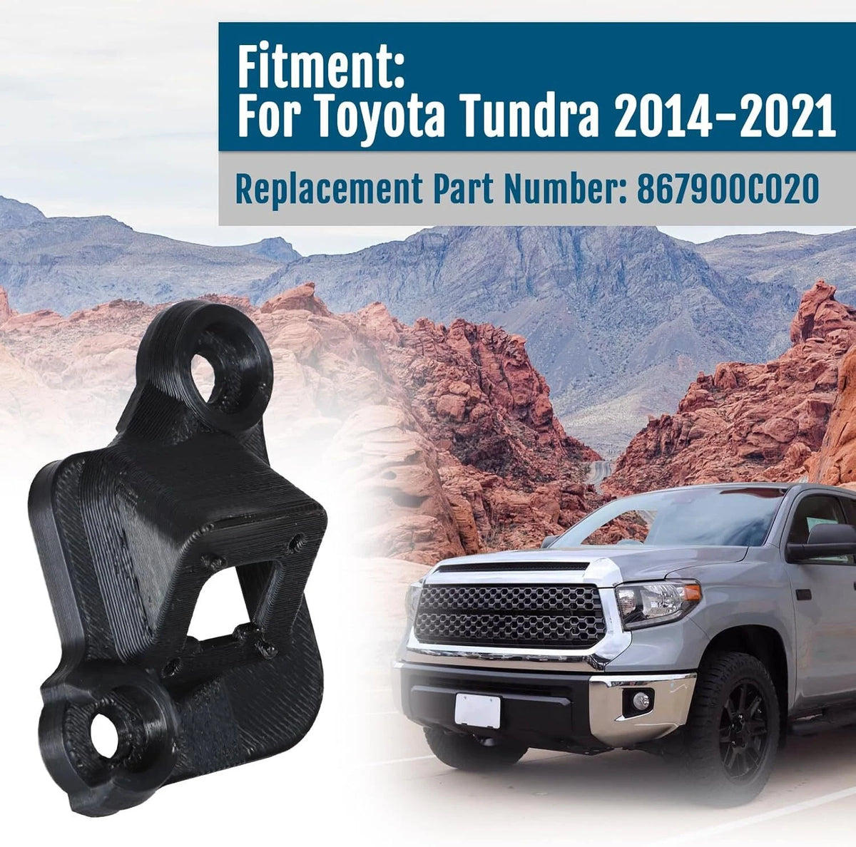 Backup Camera Mount Bracket for Toyota Tundra (2014–2021) 867900C020