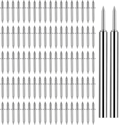 250 Pcs Double-Head Seamless Nails for Solid Wood Baseboard Installation