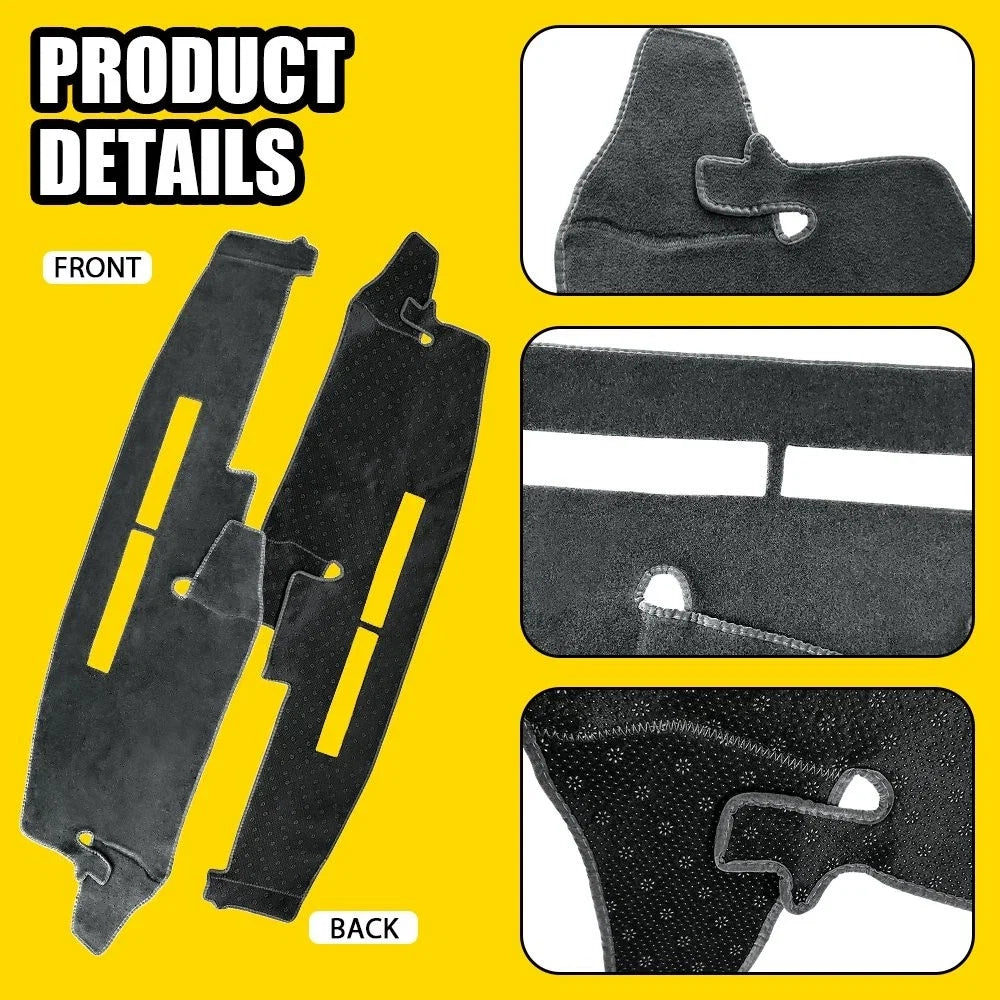 Set of 1 Dashmat Dashboard Cover for Chevy Silverado C1500 K1500 K2500 (1988–1994)