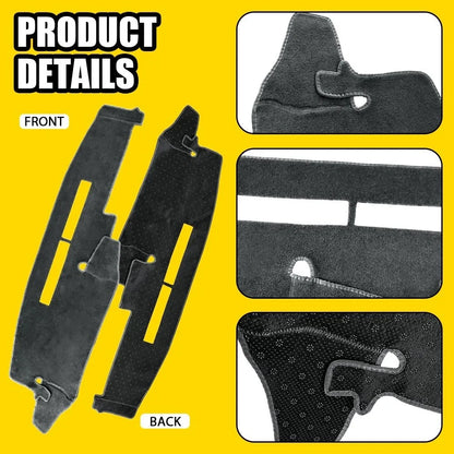 Set of 1 Dashmat Dashboard Cover for Chevy Silverado C1500 K1500 K2500 (1988–1994)