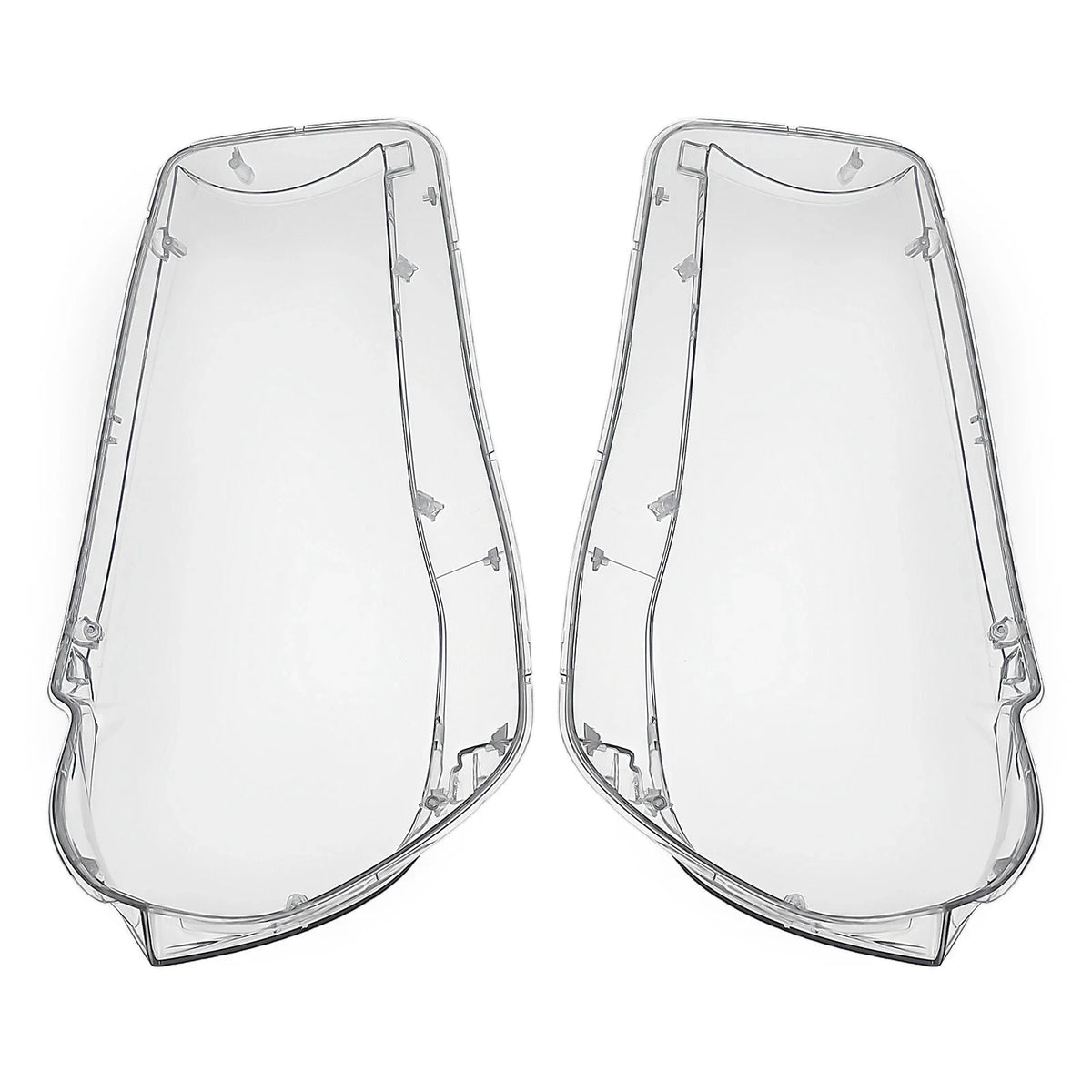 Front Headlamp Lens Covers Pair for BMW X5 F15 X6 F16 (2014–2018)