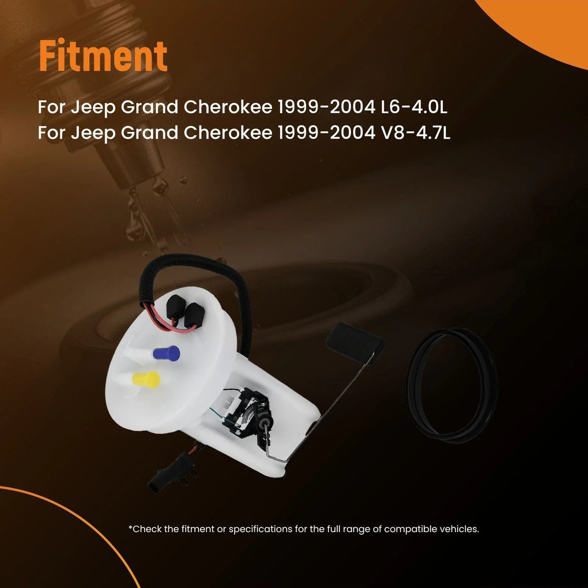 Fuel Pump Assembly for Jeep Grand Cherokee (1999–2004) 4.0L 4.7L V8