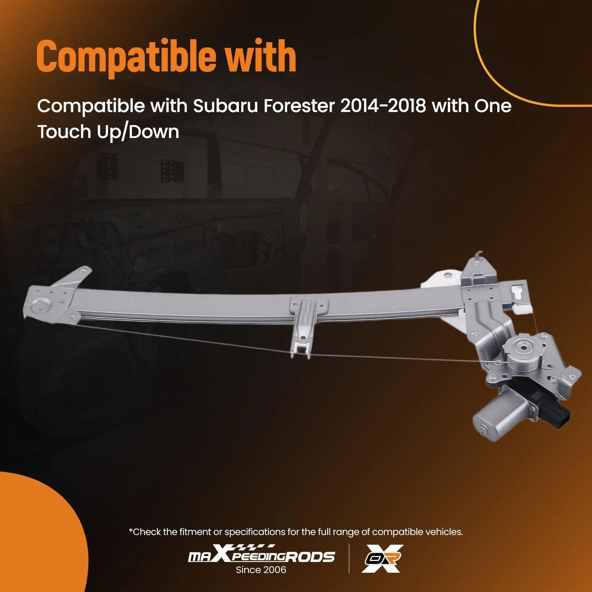 Power Window Regulator with Motor for Subaru Forester (2014–2018)