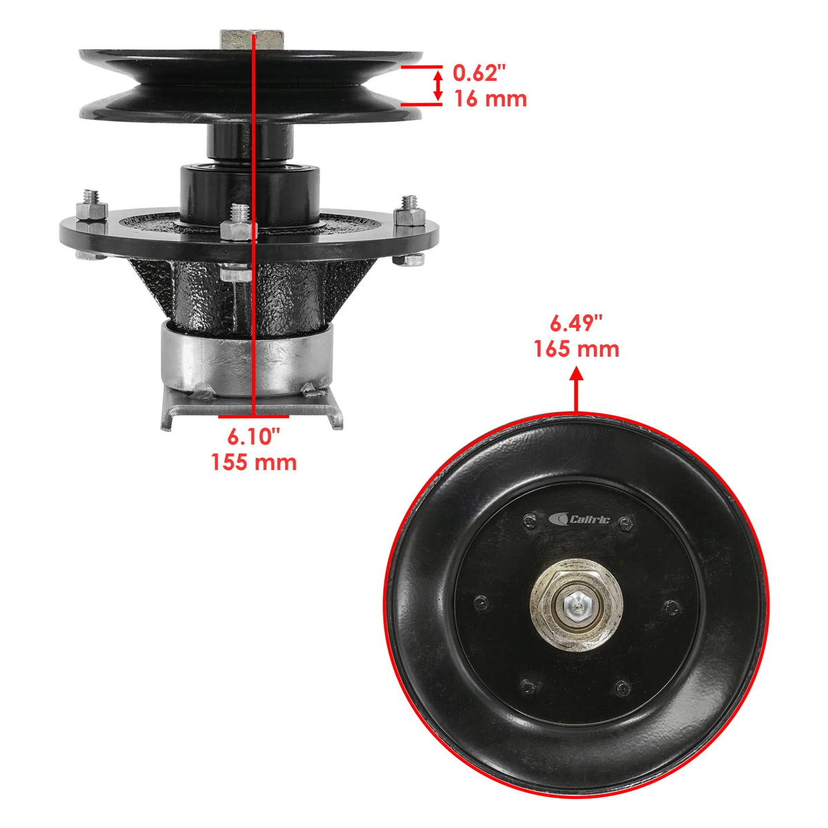44" Deck Spindle with Blade for Toro Z147 Z148 Z150 (100-3977, 54-0010, 54-0010-03)
