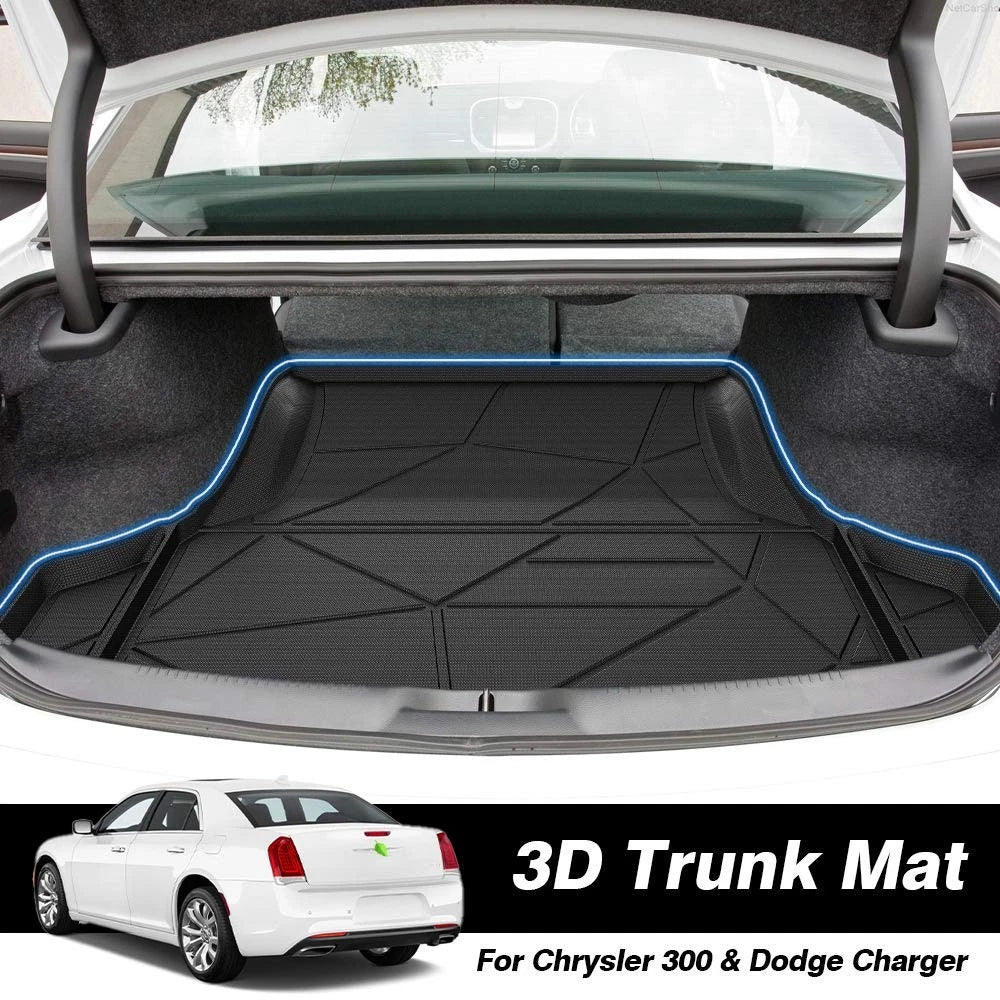 AllWeather TPE Cargo Mat for Dodge Charger & Chrysler 300 (2011–2023)