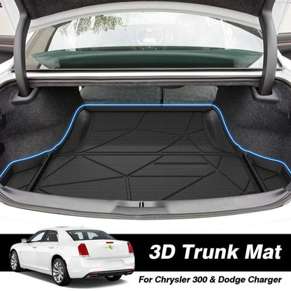 AllWeather TPE Cargo Mat for Dodge Charger & Chrysler 300 (2011–2023)