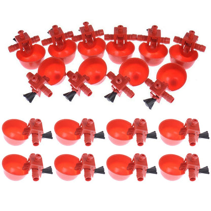 10/20PC Automatic Drinking Cups for Poultry/Quail (No Part Numbers)