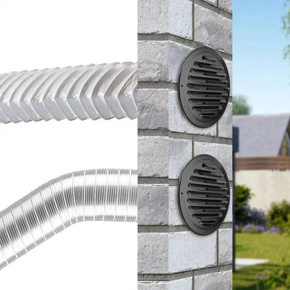 6 Inch Round Black Stainless Steel Air Vent Cover for Soffit
