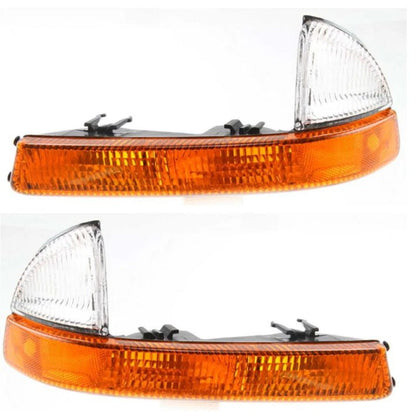 Pair of Parking Signal Lights for Dodge Durango (1998–2003) PLX-M0-12-5006-90-CL360A55, CH2520135, CH2521135