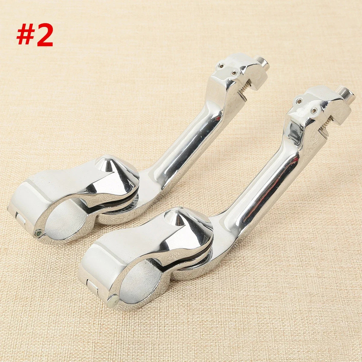 Adjustable Highway Foot Pegs Kit for Harley (1 1/4" 32mm)