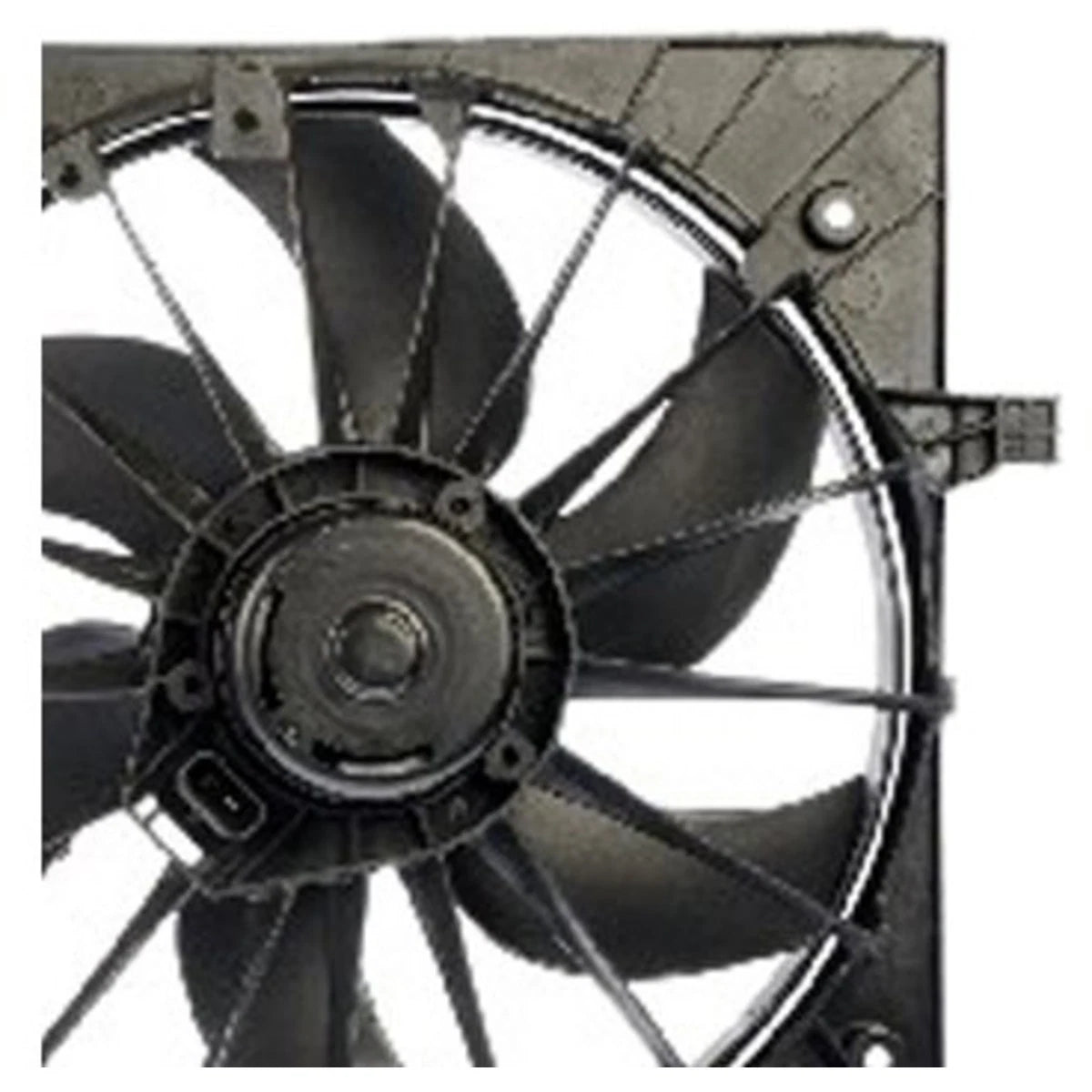 Cooling Fan Assembly for Jeep Patriot Compass Dodge Avenger (200) 621-029, REPD160904, FA70428, FA70557
