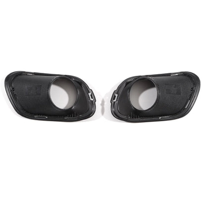 Set of 2 Front Bumper Fog Light Lamp Cover Bezels for Jeep Cherokee (2014–2018)
