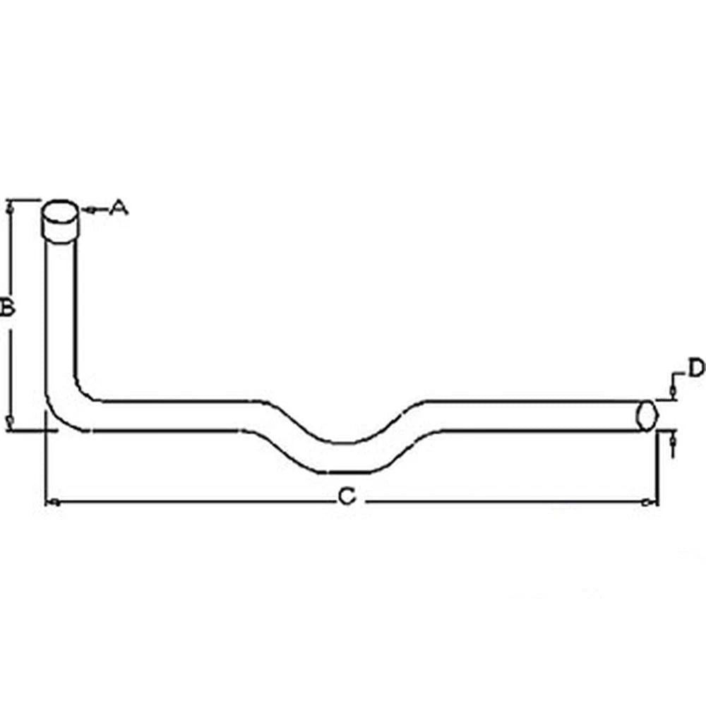 Tail Pipe for Ford/New Holland (Replaces FOE-21)