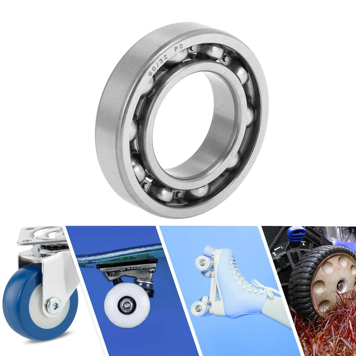 Deep Groove Ball Bearing for Scooter Skateboard (32x58x13mm)