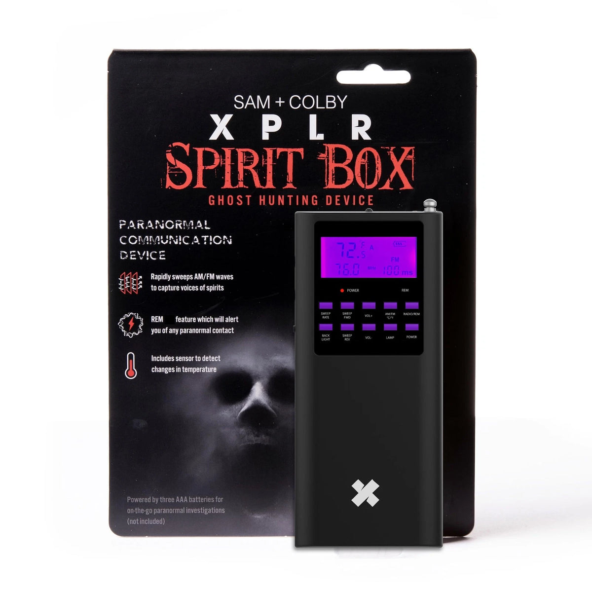 Sam and Colby XPLR Spirit Box for Paranormal Detection Equipment