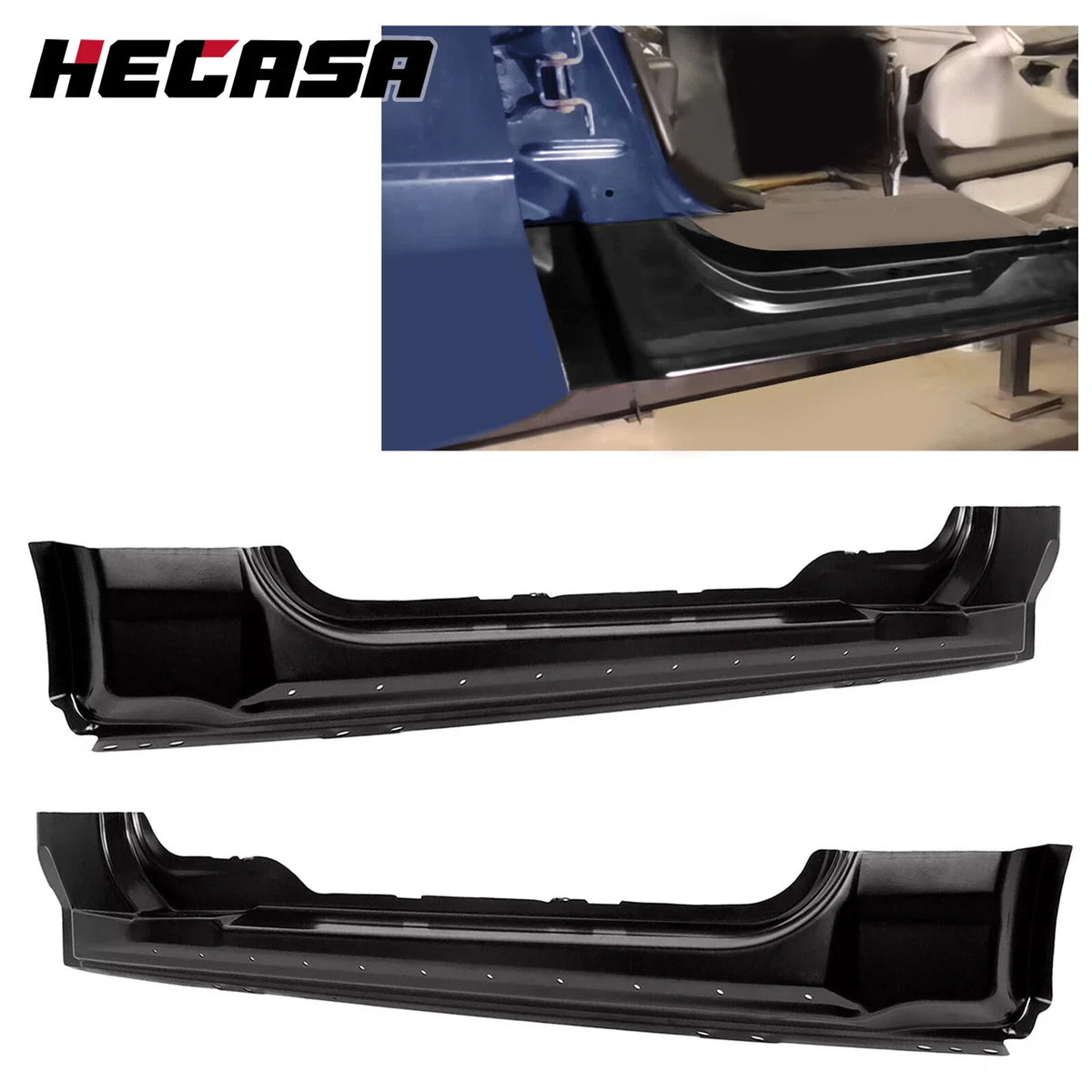 Outer Rocker Panels for Ford F-150 2004–2008 (2dr Standard Cab)
