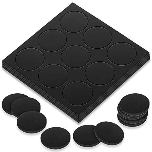 72 Pieces Round 1 Inch Glass Magnets for Crafts and Fridge Decor