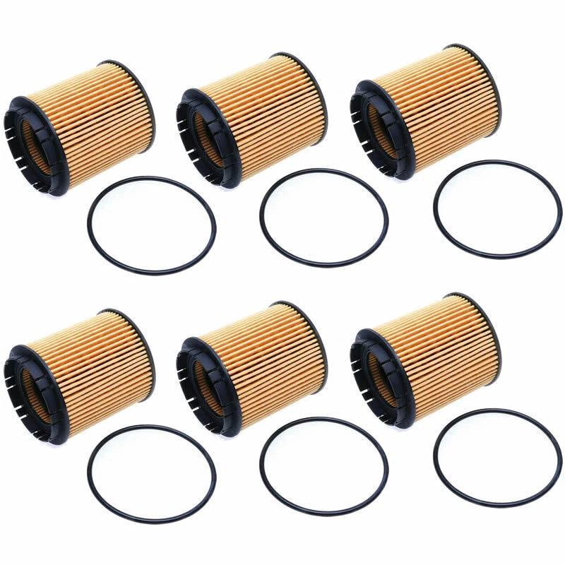 6pcs Oil Filter Replacement Kit for Chevy Saturn (PF457GO, CH9018)