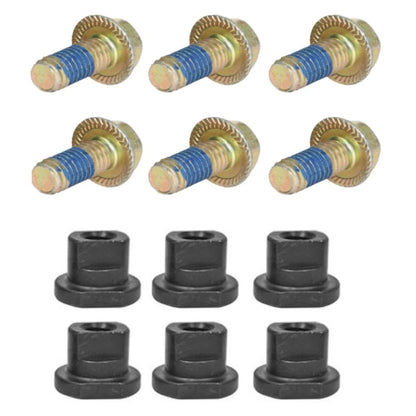 Set of 2 Disc Mower Blade Nut 904-610 & Bolt 904-606 for New Idea 5209 5212 5312