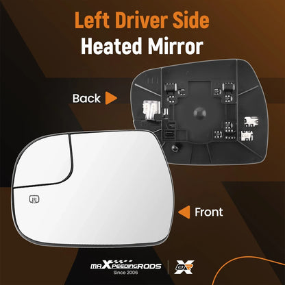 Driver Side Wide-Angle Mirror Glass for Toyota Sienna (2014–2020) 8790608080