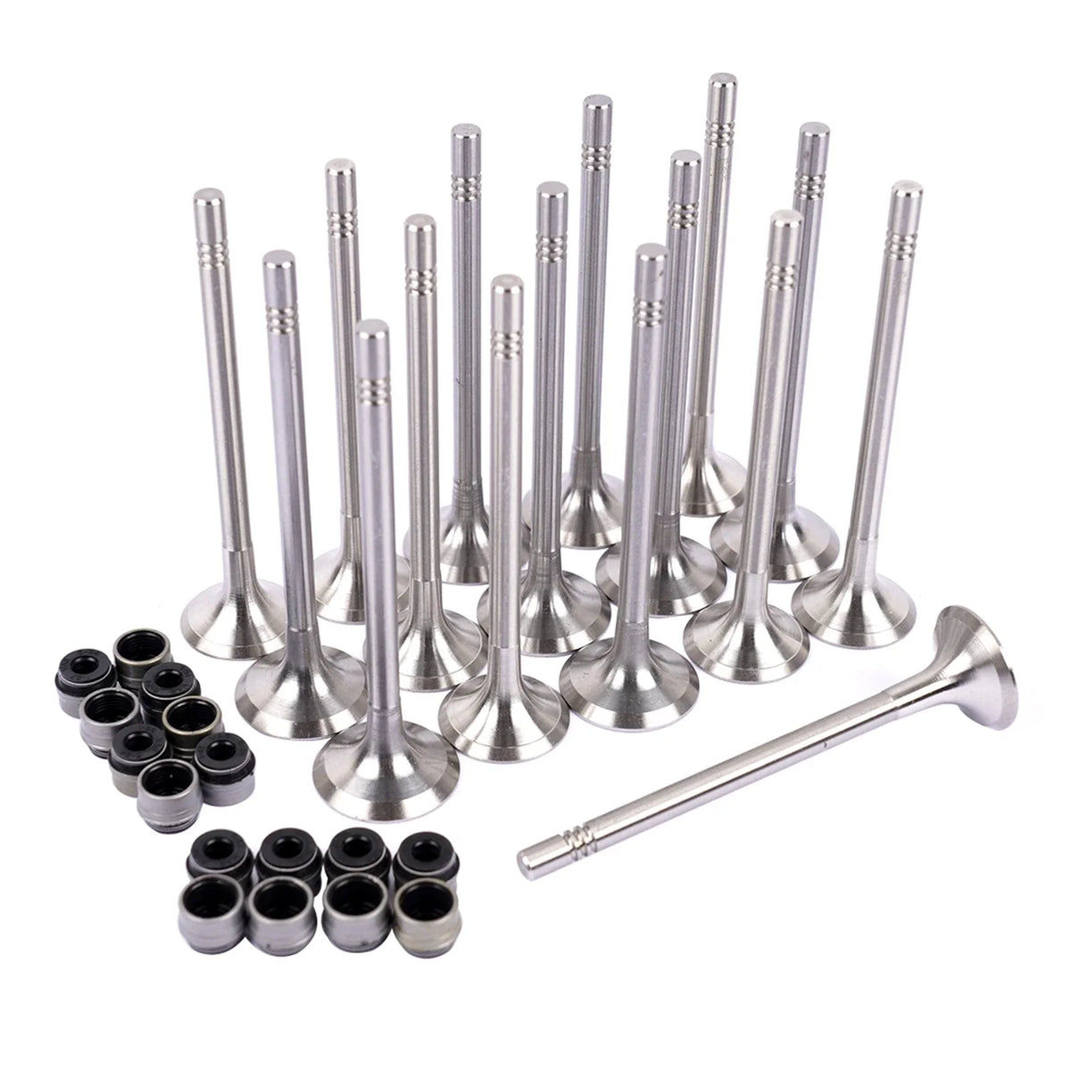8x Intake & 8x Exhaust Valves for Audi A6 VW Eos Beetle Seat Exeo 2.0 TDI
