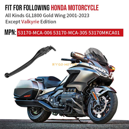 2pcs Front Brake Lever for Honda GL1800 Goldwing (2001–2023) 53170-MCA-006 Black