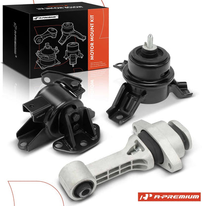3X Engine Motor & Trans Mount for Kia Soul (2010–2011) 218102K000, 218302K100, 219501J000