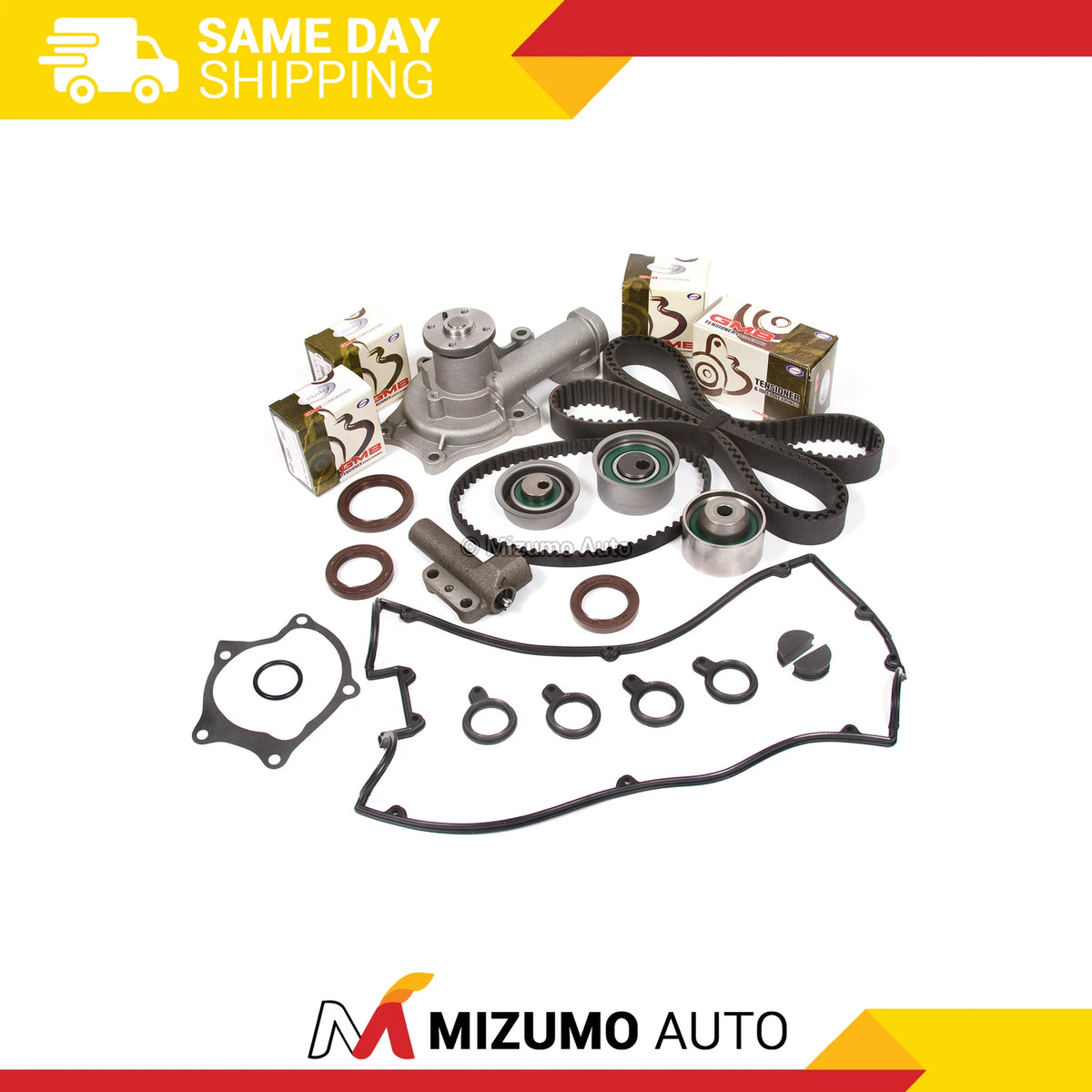 Timing Belt Kit with Water Pump for Mitsubishi Eagle 2.0L (1989–1992) - MA-9761289033, MD326059, MR984778, MD129355, MD156604, MD352473, MD164533, MD997621, TS26167, ITM167