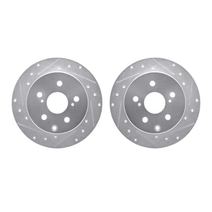 Set of 2 Brake Rotors for Toyota RAV4 (2006–2018) ALX-PAU-DF-7002-76113-CLA1