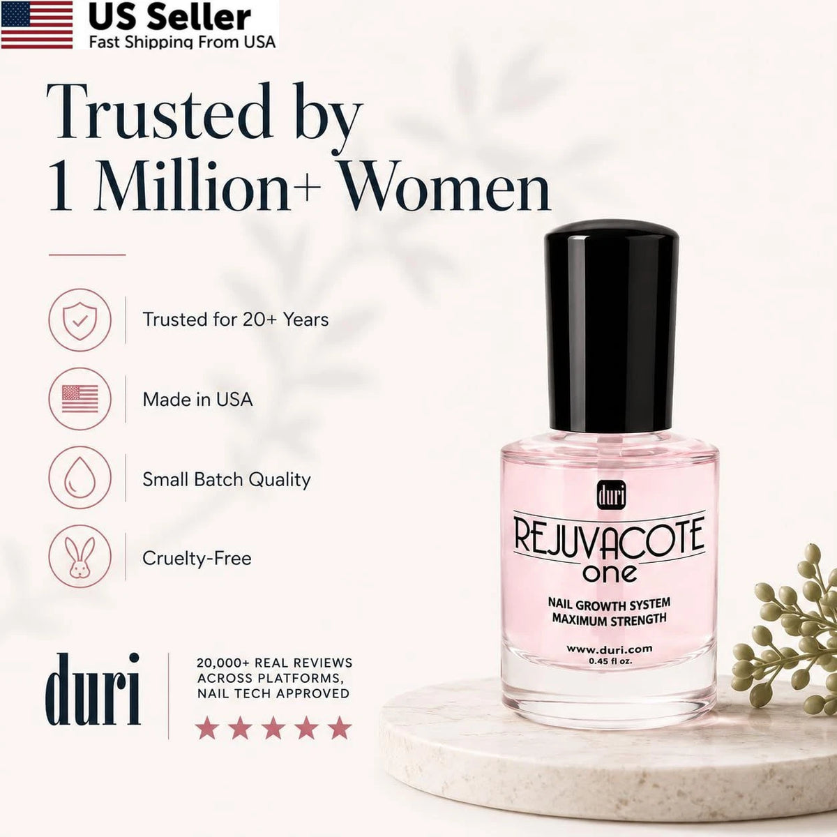 Rejuvacote Nail Growth Treatment for All Makes and Models (Pack of 1)