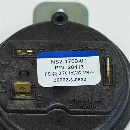 Water Heater Inlet Vacuum Switch for A.O. Smith (100110715)
