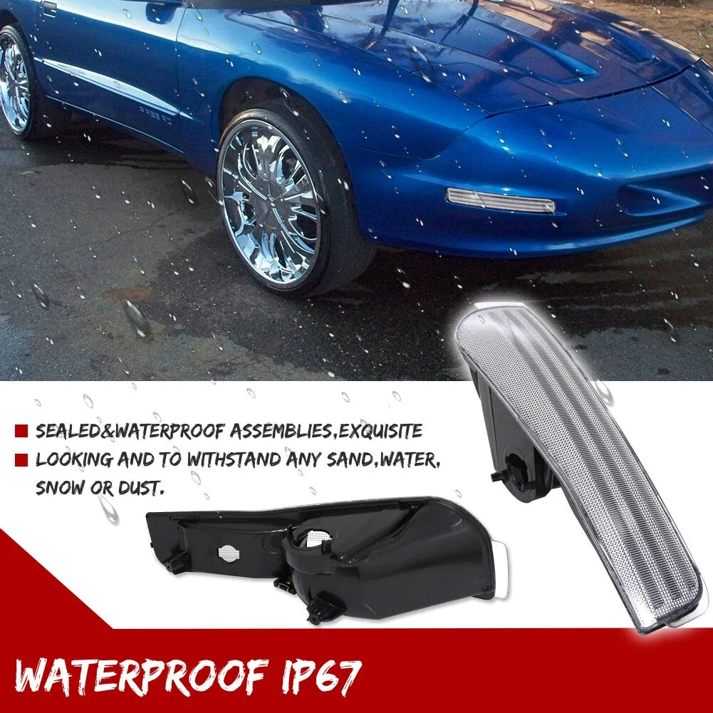 Clear Front Bumper Turn Signal Light Housing for Pontiac Firebird (1993–1997)