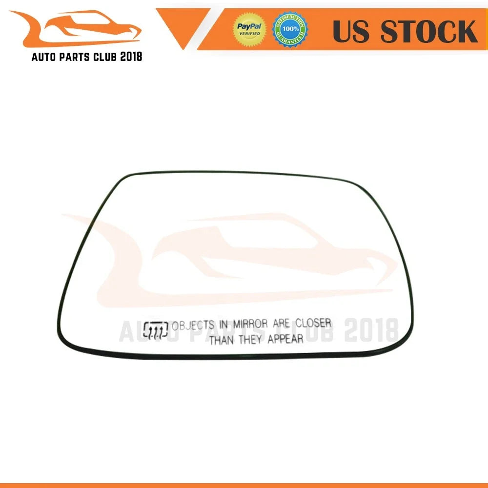 Heated Replacement Mirror Glass Right Side RH for Jeep Grand Cherokee (2005–2010)