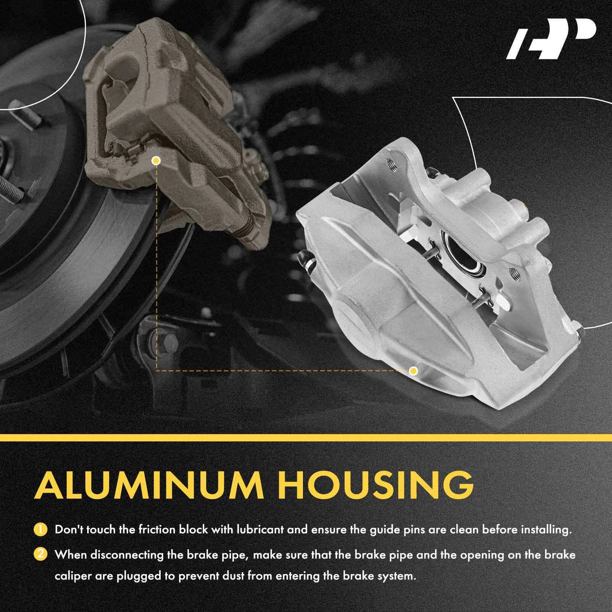 Front Driver Side Brake Caliper w/ Bracket for Ford Fusion Lincoln MKZ (2013–2020) 345028, 18-B5474