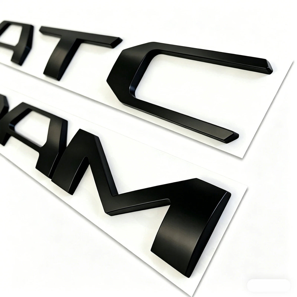 Tailgate Inserts Letters for Tacoma (2016–2023) 3D Raised Matte Black