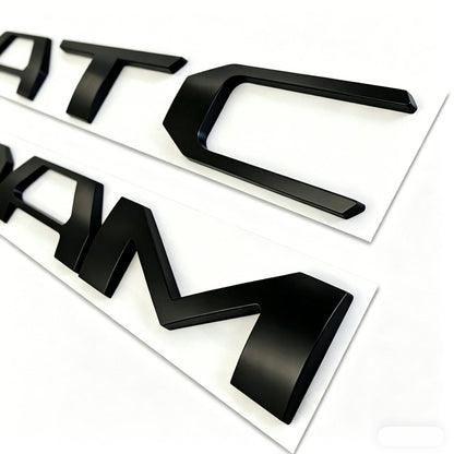 Tailgate Inserts Letters for Tacoma (2016–2023) 3D Raised Matte Black