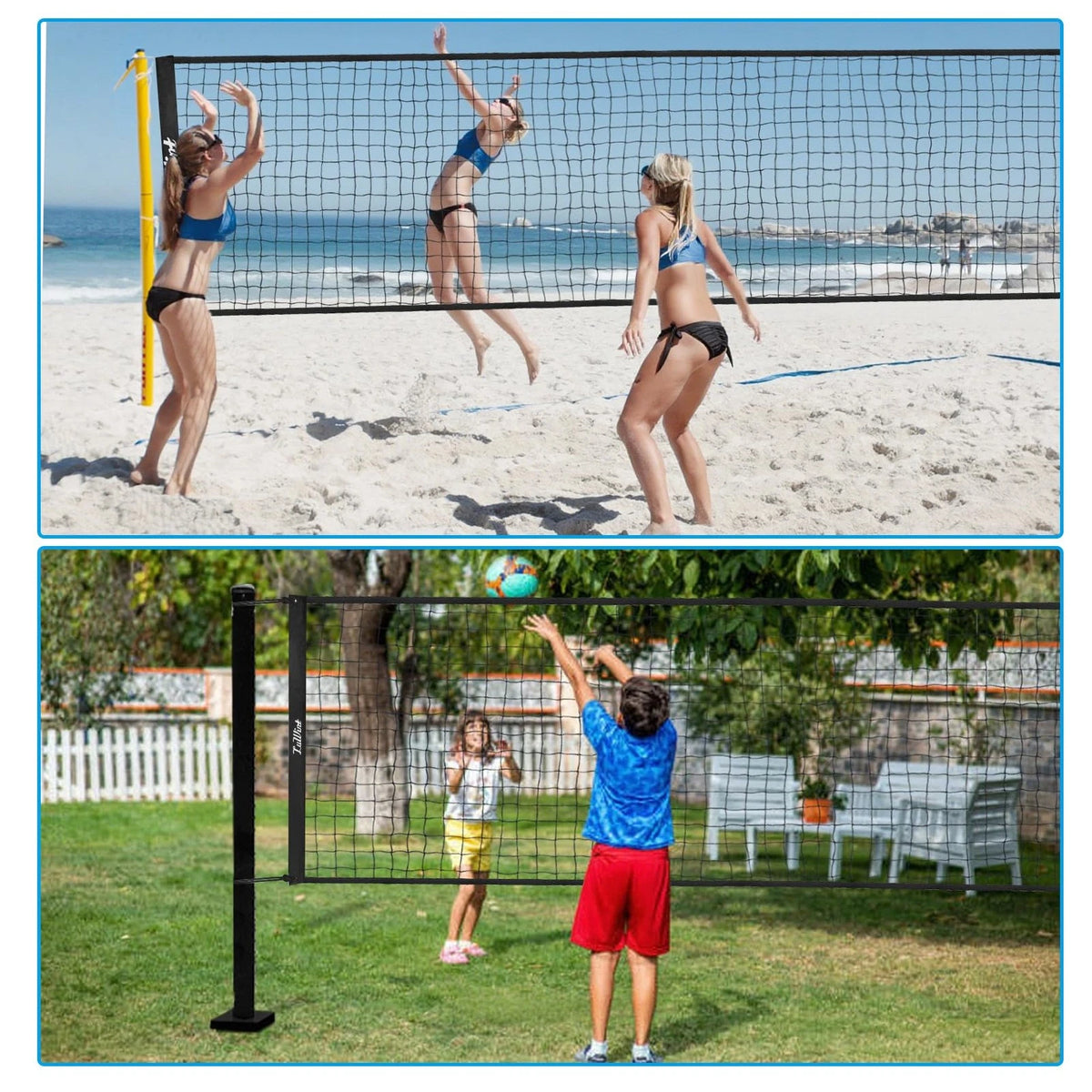 Volleyball Net Replacement for 21ft Court (1 Piece)