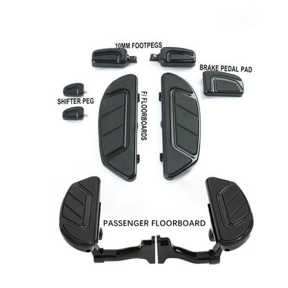 Rider Passenger Floorboard Brake Pedal Shifter Peg for Harley Touring (1993–2024)