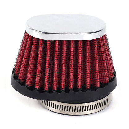 60mm Red Air Filter Pod for Dirt Bike ATV Quad Motorcycle (Fitment Specific)