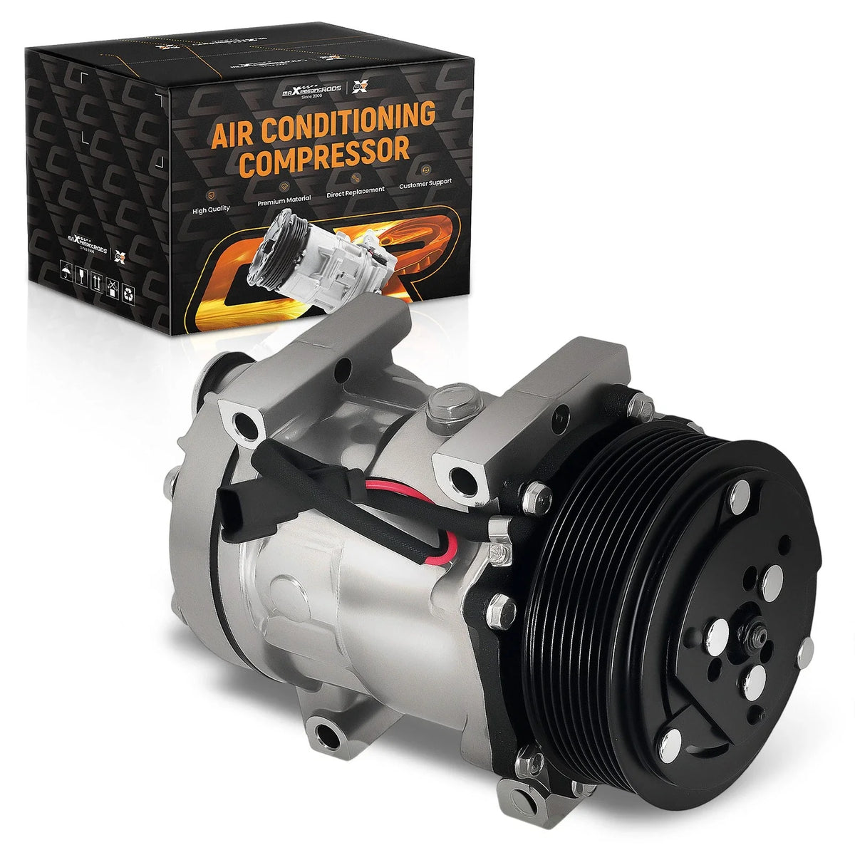 A/C Air Compressor with Clutch for Dodge Ram 2500 3500 5.9L (1994–2005) CO 4775C