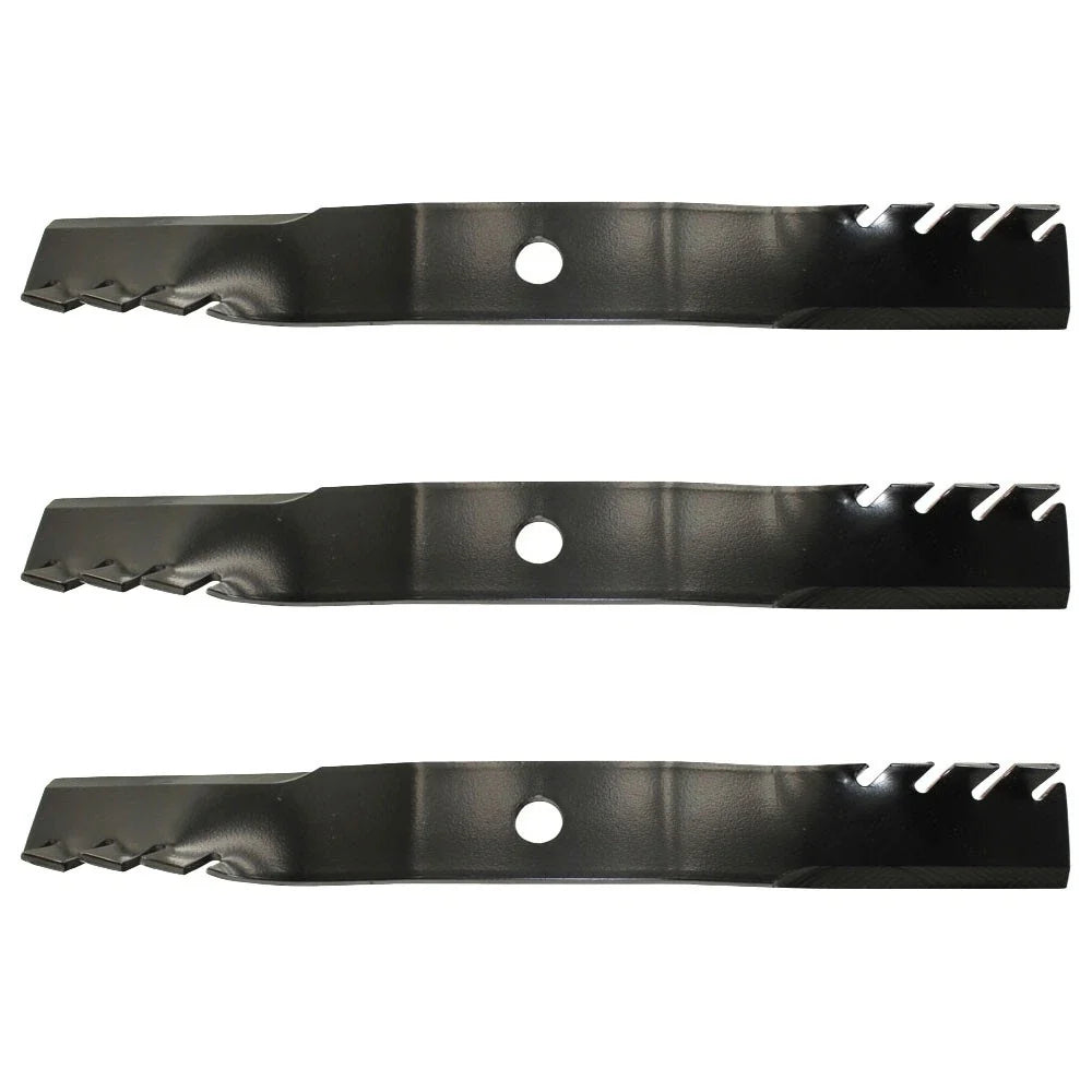 Set of 3 Mulching Blades for John Deere 60" (M128485, TCU15881)