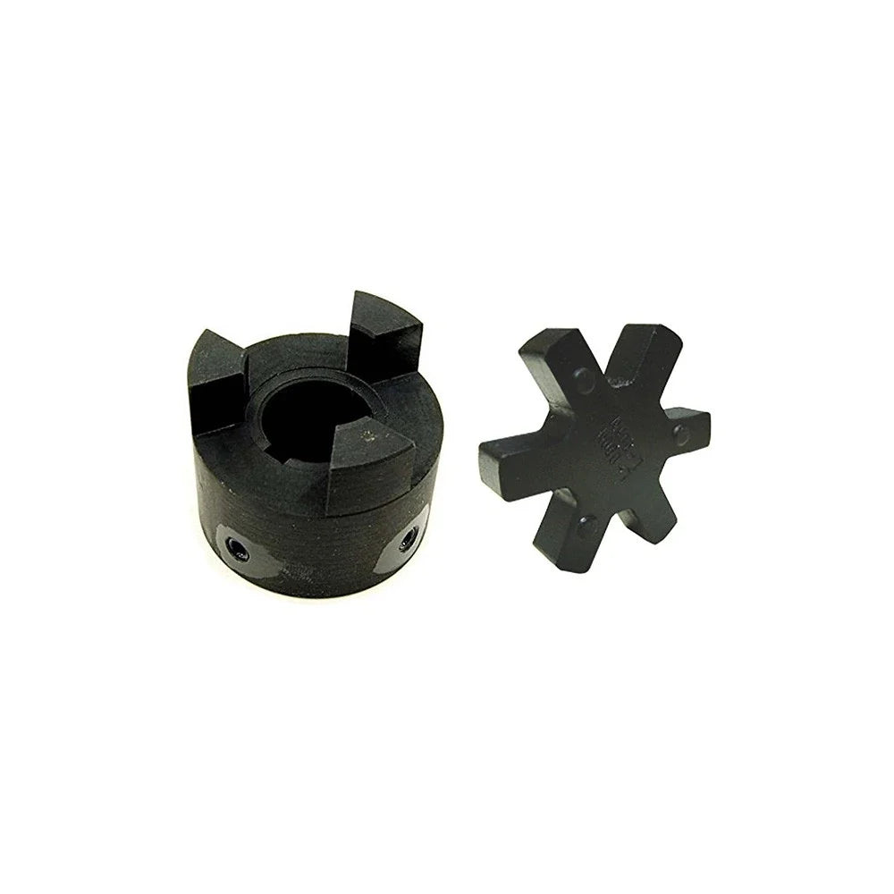 Set of 3 L095 1/2 X 1/2 Flexible L-Jaw Couplings with Buna-N Rubber Spider