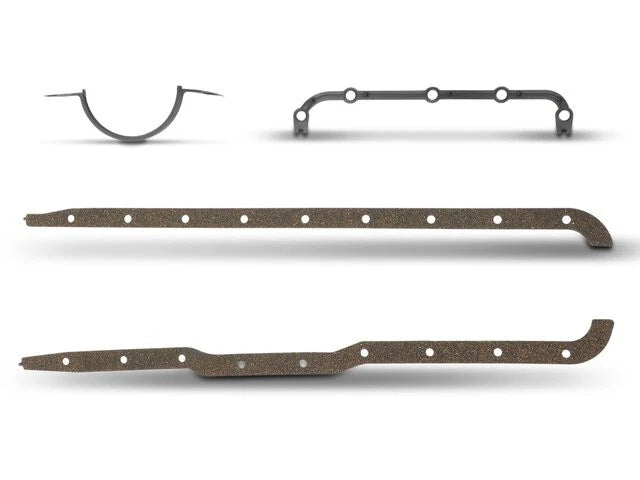 Set of 2 Oil Pan Gaskets for Ford E250 Econoline (64156RHXX)