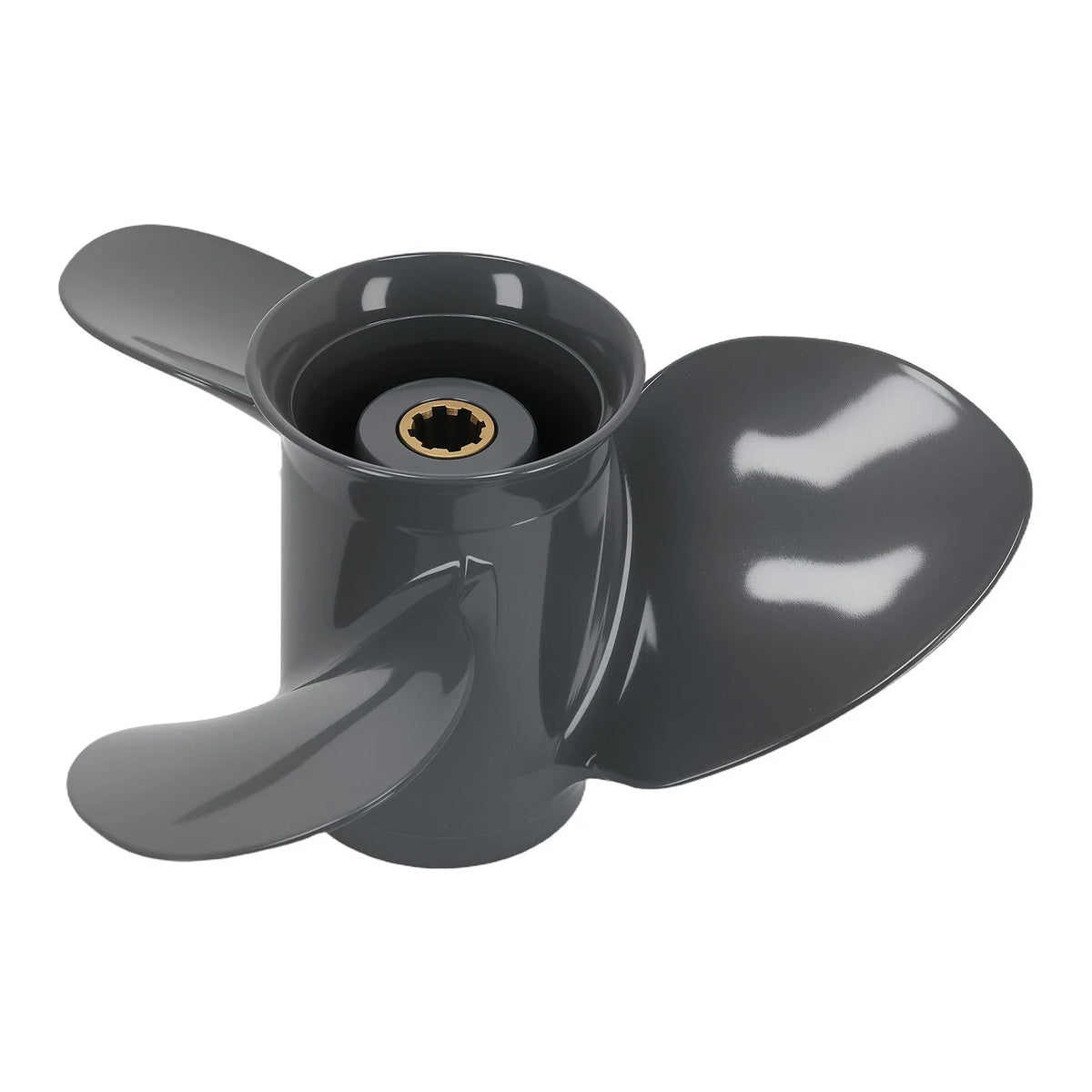 8 Spline Boat Propeller for Honda BF9.9 BF15, Yamaha F9.9 F15 (8") 3 Blade