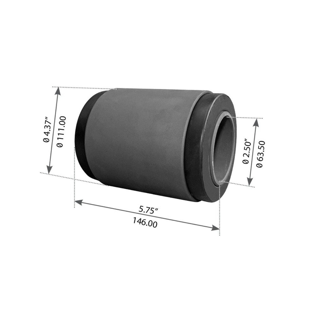 Beam End Bushing and Adapter Kit for Hendrickson (Replaces 45900, 642644)