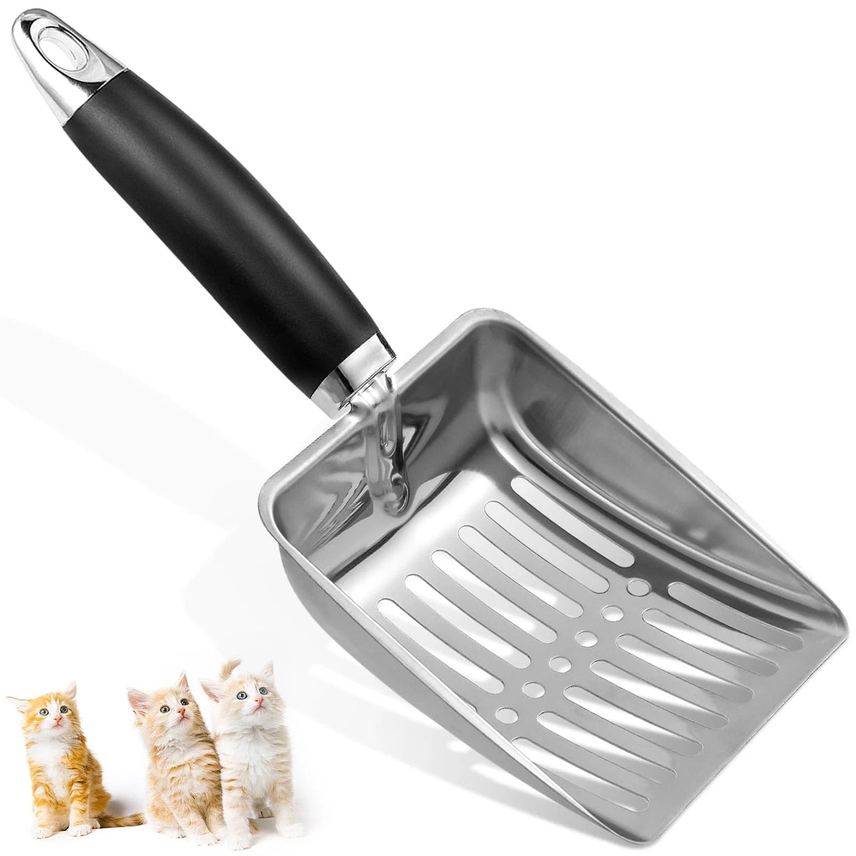 Stainless Steel Cat Litter Scoop for Apidgrowth (M)