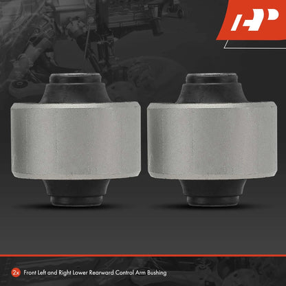 2X Front Lower Rearward Control Arm Bushing for Hyundai Accent (2000–2005) 5455525000, MS90423