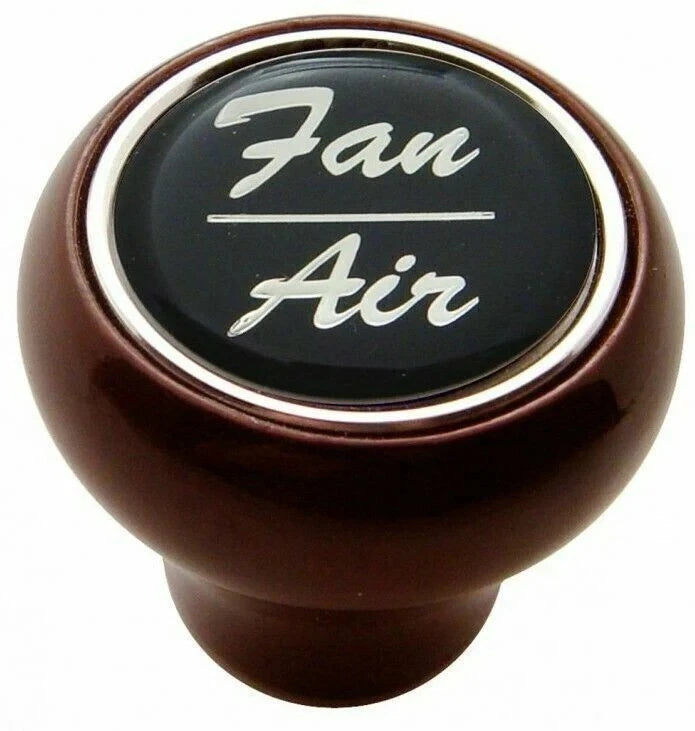 1" Black Glossy Dash Control Knob for (23536, 23537)
