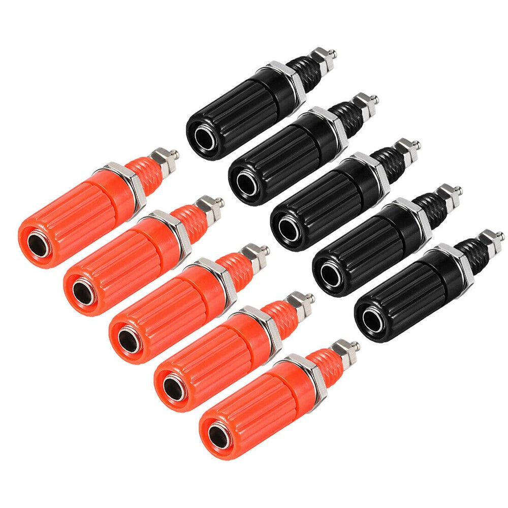 20PCS Binding Post M8 Thread Connector Banana Plug Jack Socket