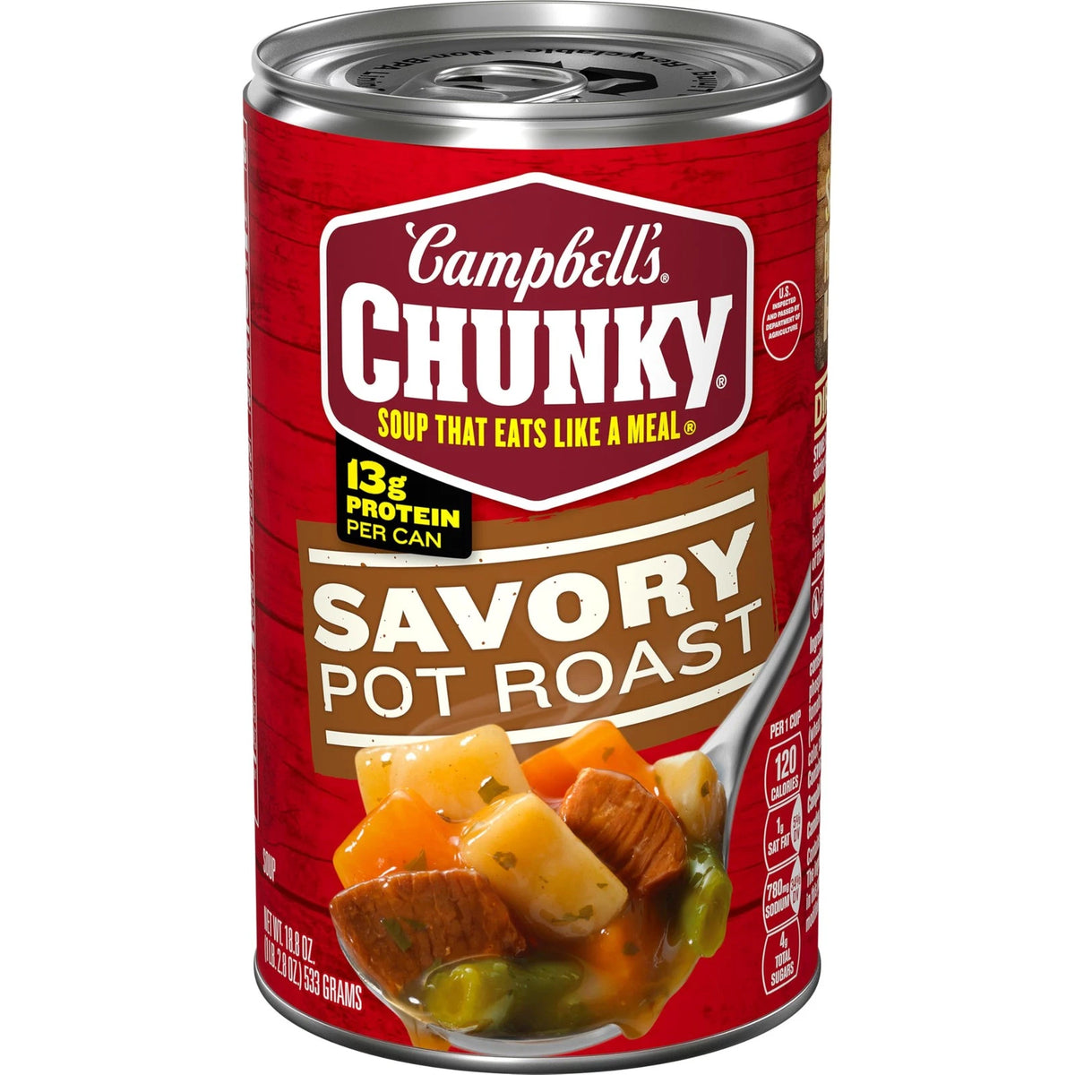 Campbell's Chunky Savory Pot Roast Soup, 18.8 oz Can